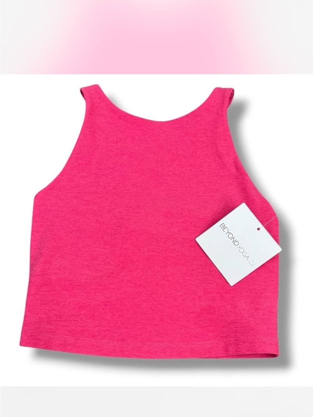 beyond yoga  S .Spacedye™ Refocus Cropped Tank , NWT